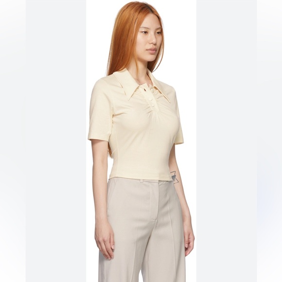 Anne Isabella off white cotton polo - Picture 6 of 7